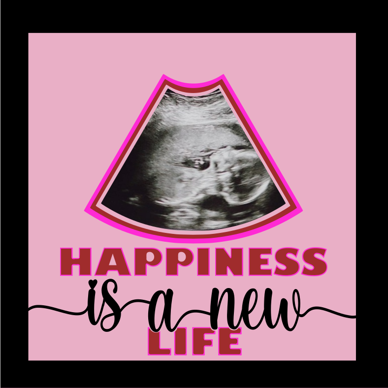 Happiness is a New Life SVG | Baby Keepsake Design
