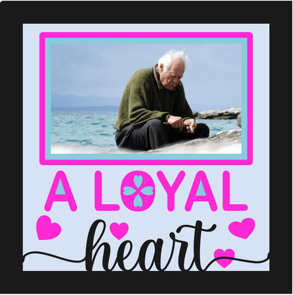A Loyal Heart Photo Design | Memorial Keepsake Wall Art
