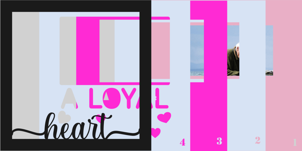 A Loyal Heart Photo Design | Memorial Keepsake Wall Art