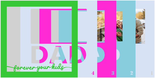Dad, Forever Your Kid SVG | Father Child Memory Photo Design