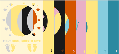 First Look, Forever Love SVG | Ultrasound Keepsake Design