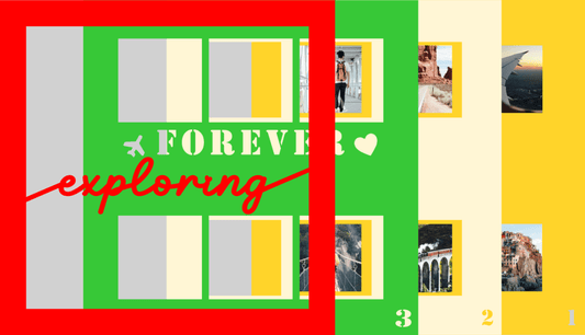 Forever Exploring Travel Photo Design | Adventure Keepsake Wall Art