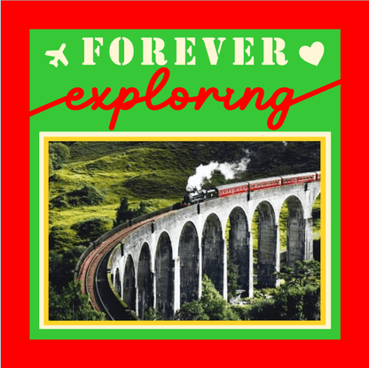 Forever Exploring Travel Photo Design | Adventure Keepsake Wall Art