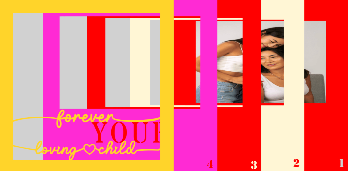 Forever Your Loving Child Photo Design | Mom Memory Keepsake
