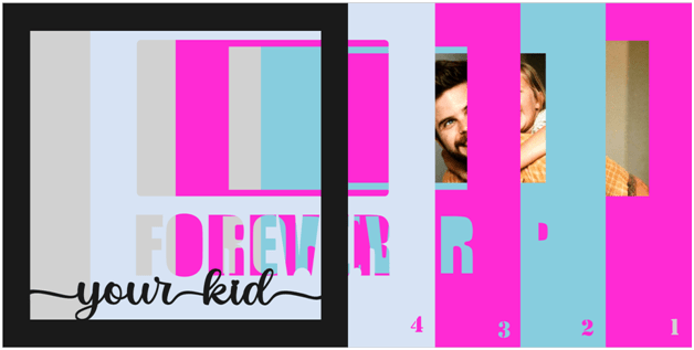 Forever Your Kid SVG | Dad Photo Keepsake Design