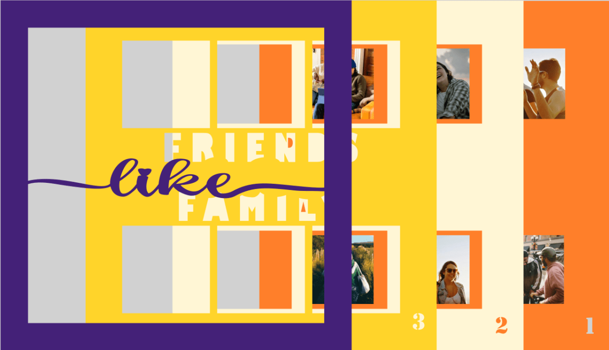 Friends Like Family Photo Design | Friendship Keepsake Gift