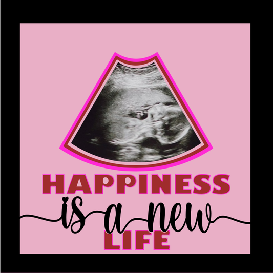 Happiness is a New Life SVG | Baby Keepsake Design