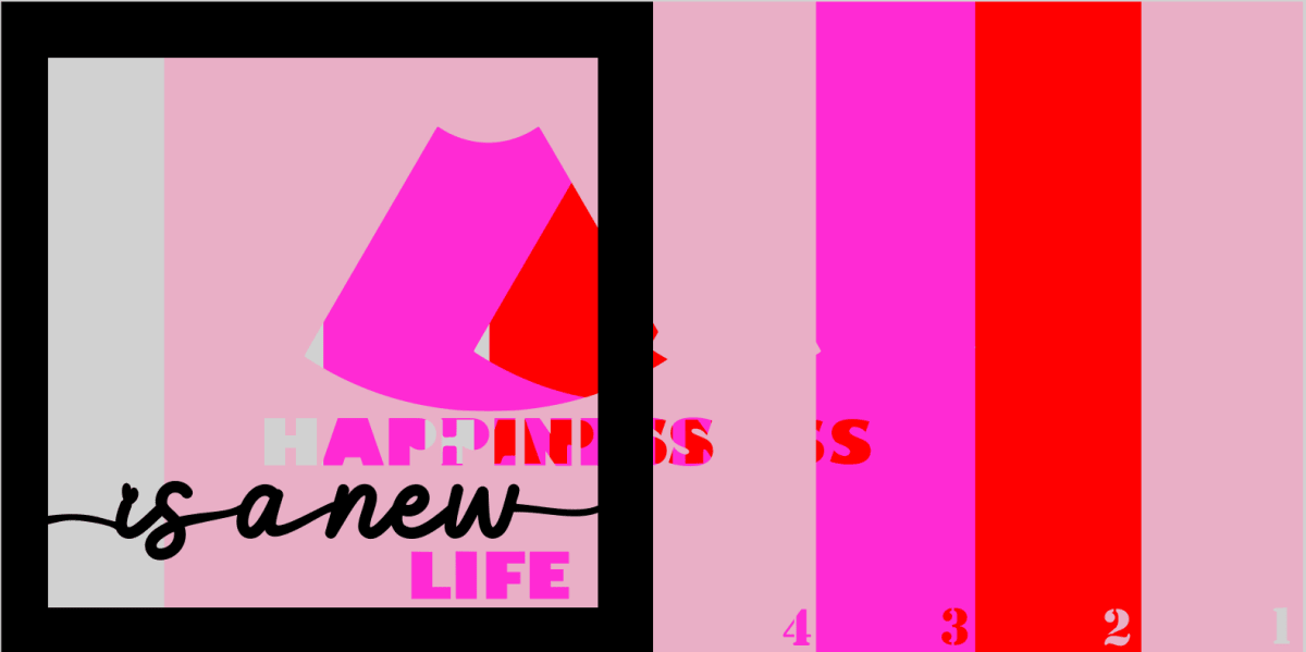 Happiness is a New Life SVG | Baby Keepsake Design