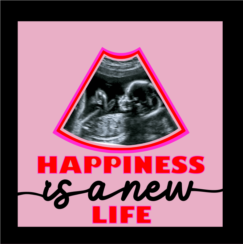 Happiness is a New Life SVG | Baby Keepsake Design