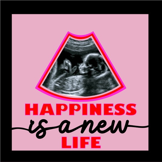 Happiness is a New Life SVG | Baby Keepsake Design