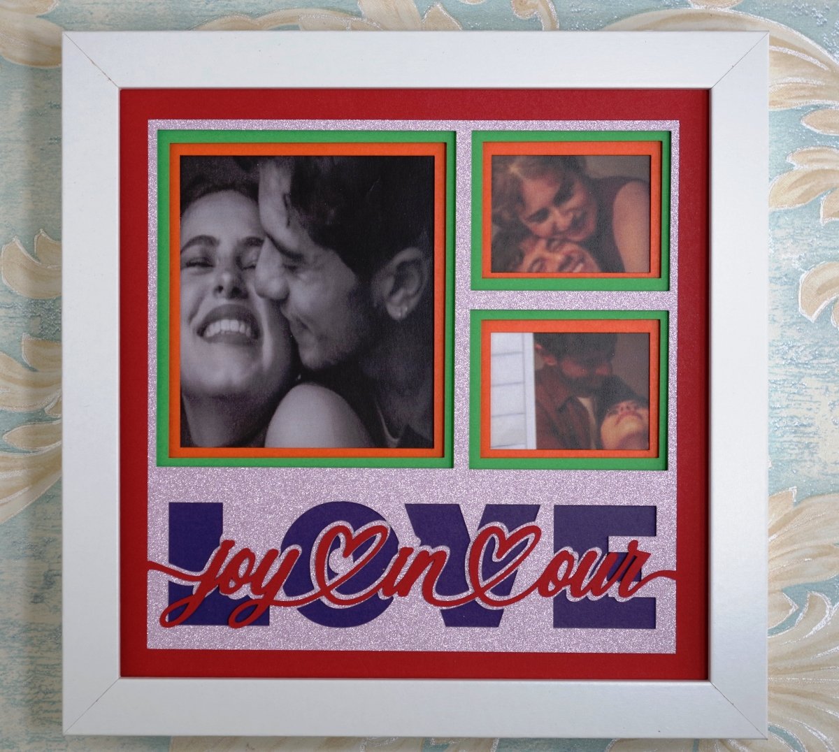 Joy in Our Love Photo Design | Romantic Couple Keepsake