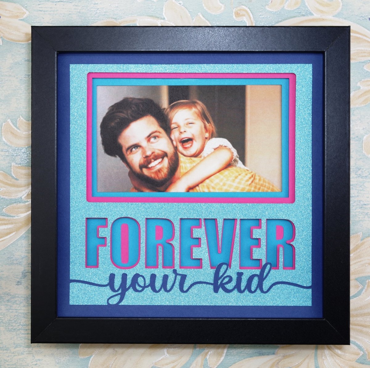 Forever Your Kid SVG | Dad Photo Keepsake Design
