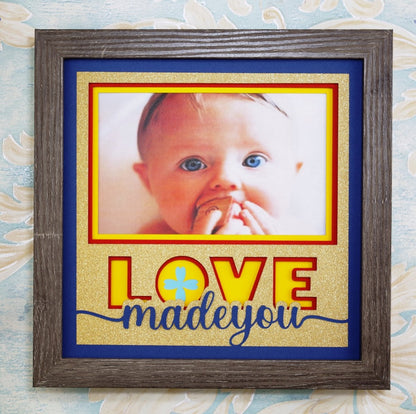 Love Made You SVG | Baby's Bedroom Photo Keepsake Design
