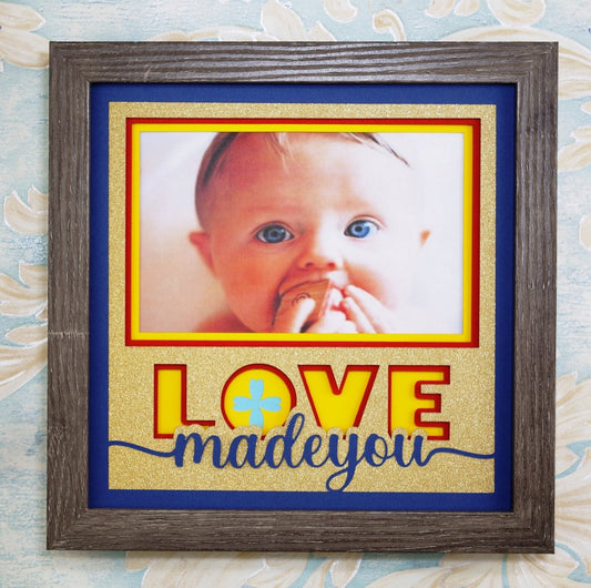 Love Made You SVG | Baby's Bedroom Photo Keepsake Design
