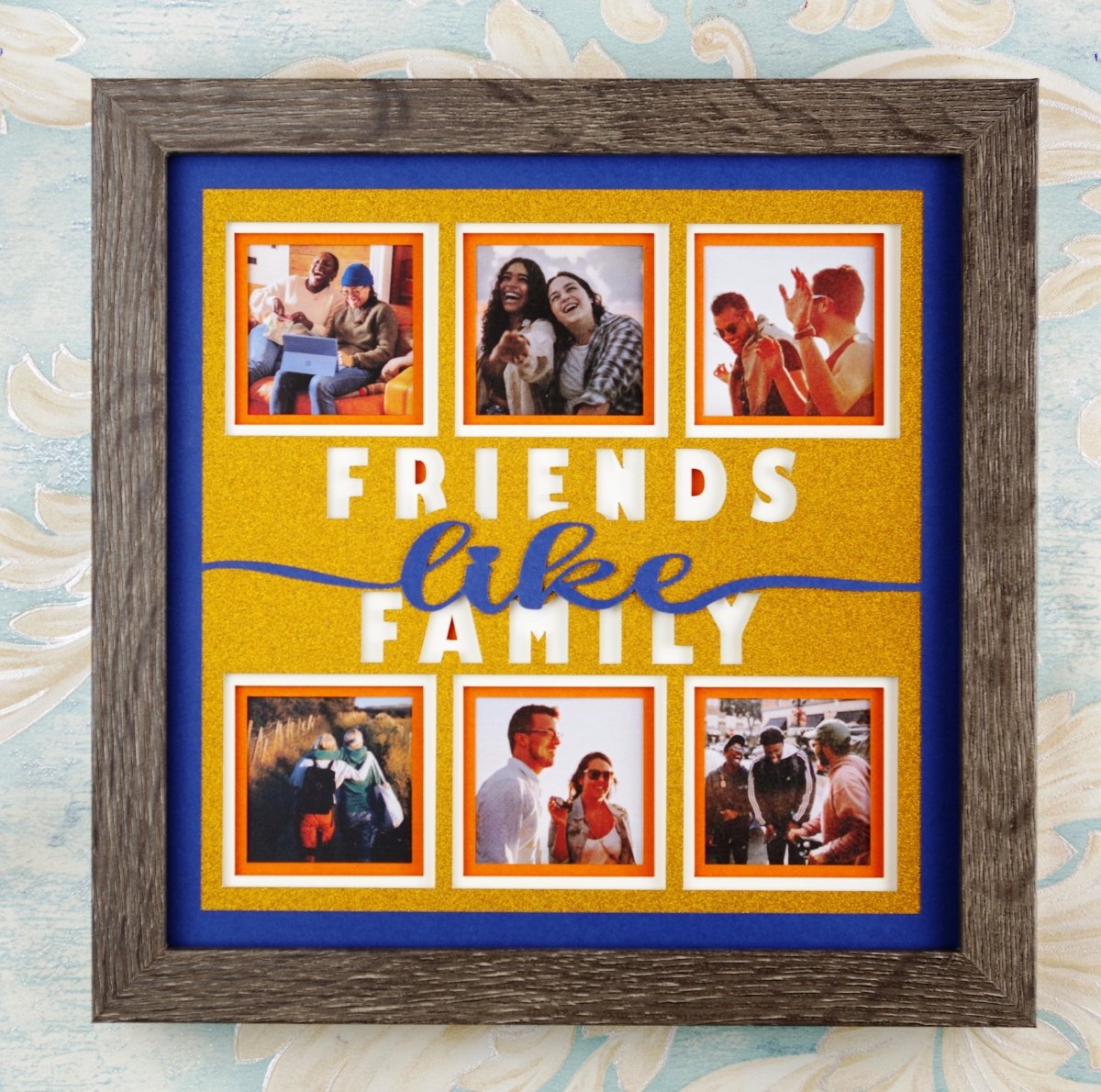 Friends Like Family Photo Design | Friendship Keepsake Gift