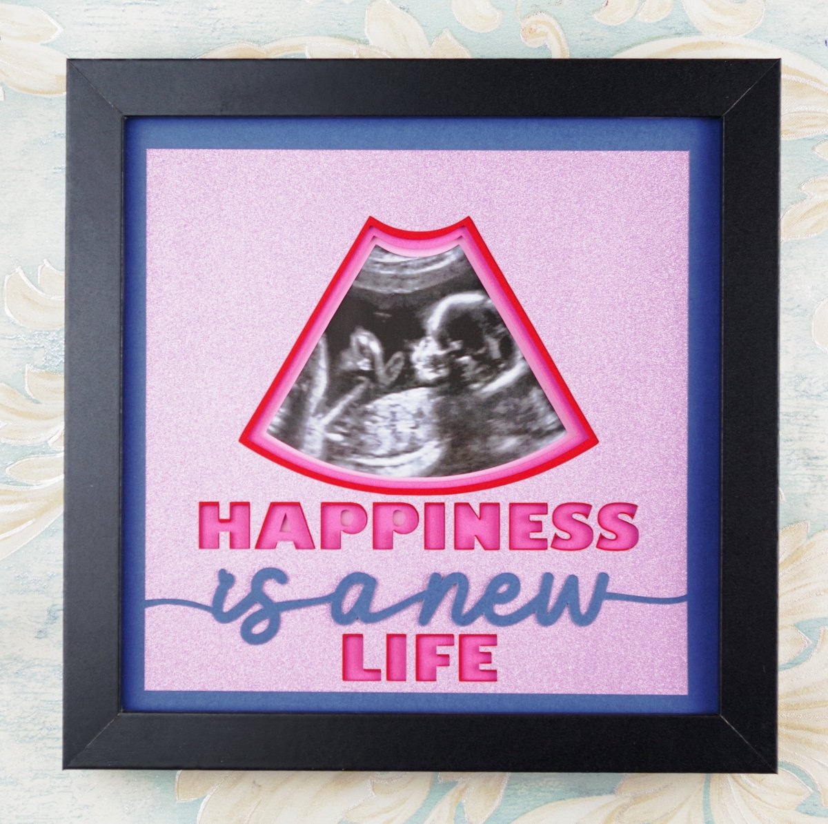 Happiness is a New Life SVG | Baby Keepsake Design