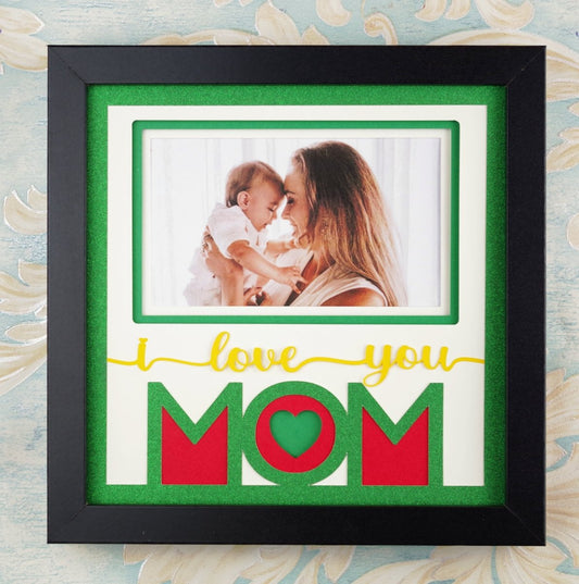 I Love You Mom Photo Design | Alternate Keepsake Style