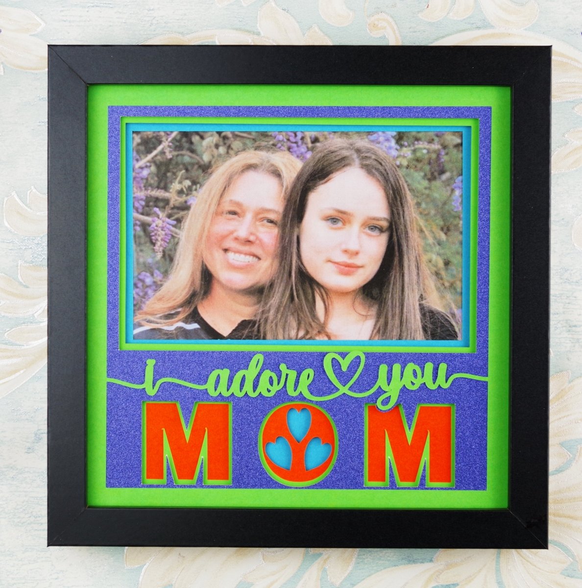 I Love You Mom Single Photo Design | Heartfelt Mom Keepsake