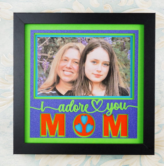 I Love You Mom Single Photo Design | Heartfelt Mom Keepsake