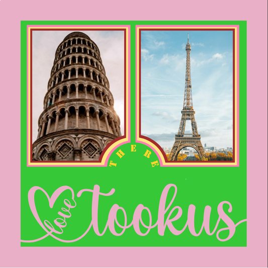 Love Took Us There travel photo design for romantic journeys honeymoon memories and custom keepsakes