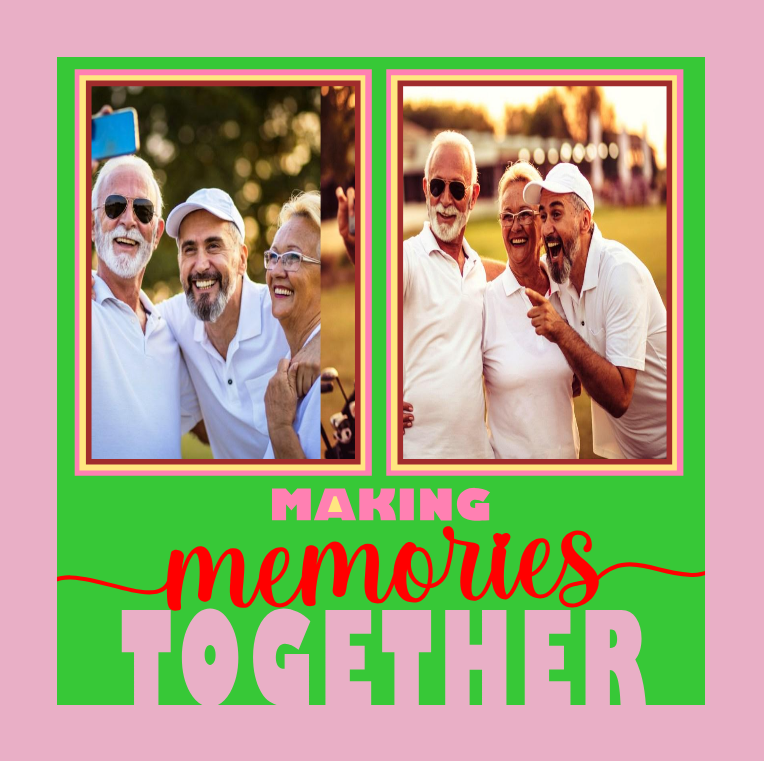 Making Memories Together family photo design for custom frames, keepsake gifts, and wall art