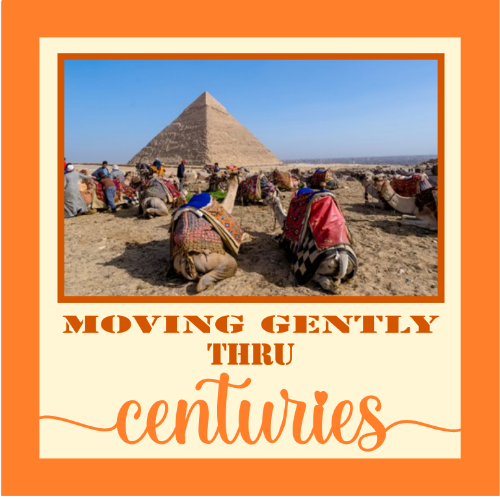 Moving Gently Thru Centuries travel photo design for historic city memories cultural journeys and framed keepsakes