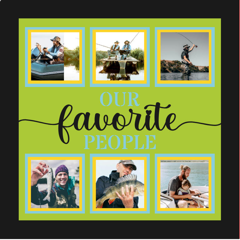 Our Favorite People friend photo design for framed keepsakes, custom gifts, and friendship memory displays