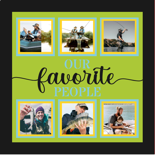 Our Favorite People friend photo design for framed keepsakes, custom gifts, and friendship memory displays