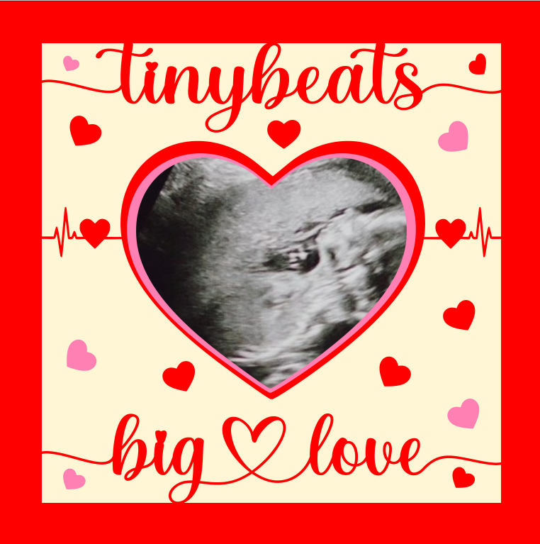 Tiny Beats Big Love SVG | Baby Heartbeat Keepsake Design